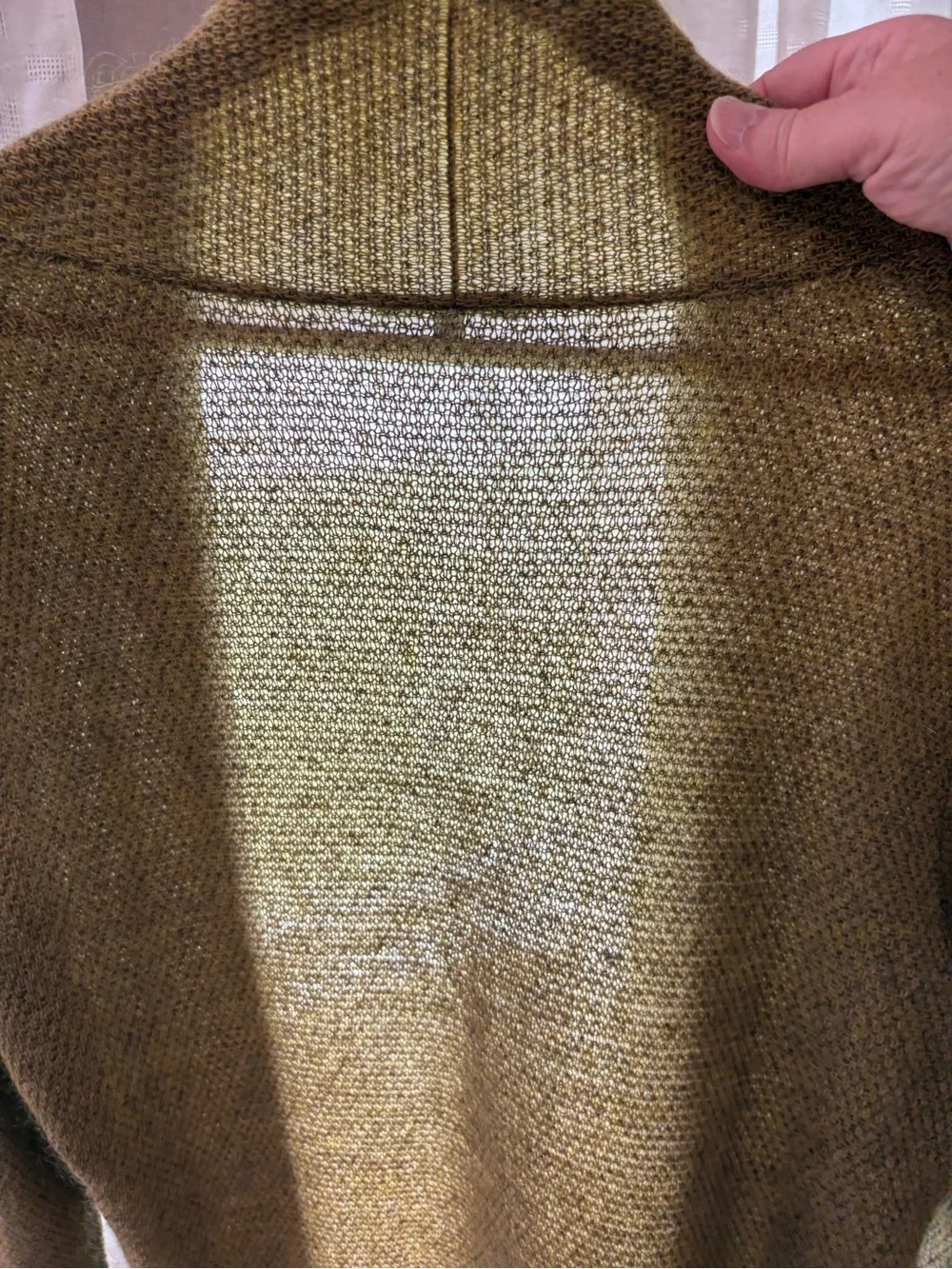 Eileen Fisher Open Front Wool Mohair Cashmere Blend Cardigan Sweater. Size XL.